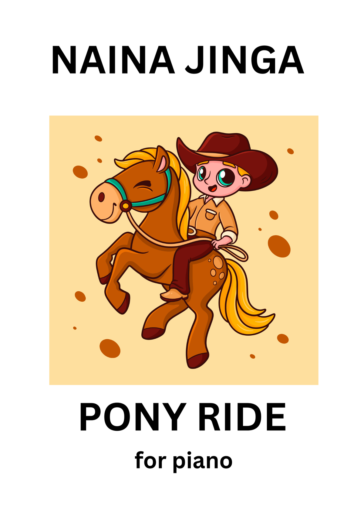 Pony Ride by Naina Jinga - Piano solo Sheet music