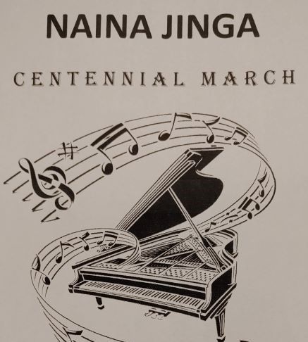 Centennial March for Piano Solo by Naina Jinga - Sheet music