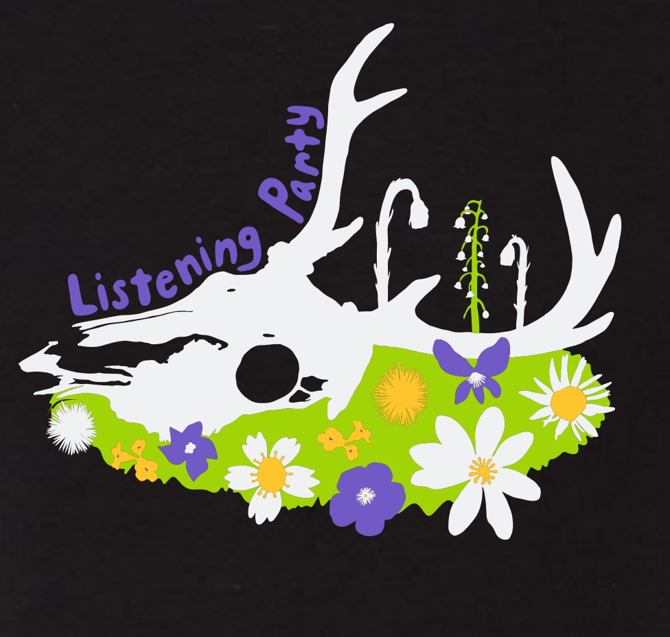 Listening Party Skull Shirt
