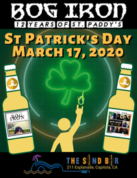 BOG IRON: St. Patrick's Night at the Sand Bar