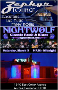 Nightwolf at the Zephyr Lounge