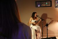 Laurie Anne at Gallery 450 for 2018's 1st  LODA Art Walk