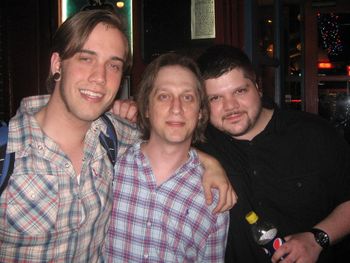 Sam, Ed, Sweet B - outside ACE OF CLUBS NYC
