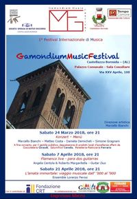 Gamondium Music Festival - 1° Festival Internazionale di Musica