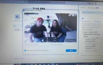 Our first interview and video recording on the pod.
