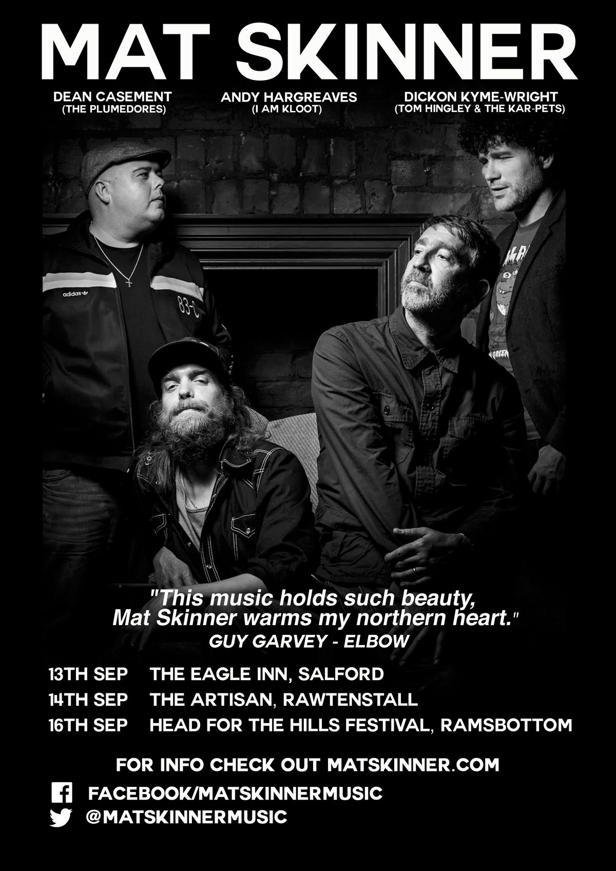 Band Poster - with dates