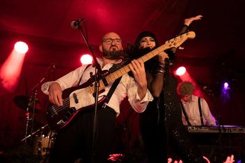 Rocking out with Bernie Dieter - Little Death Club
