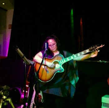 Tuning up at The Almanac in Edmonton
