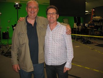 Former-Monkee Michael Nesmith in his video studio in Monterey.

