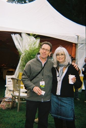 Emmylou Harris and I at the Hardly Strictly Bluegrass Festival in Golden Gate Park in San Francisco. My favorite festival by far.
