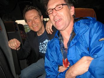 Meeting Led Zeppelin bassist John Paul Jones in Norway.
