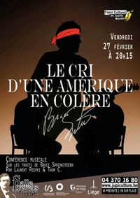 Conférence / Concert sur Bruce Springsteen "Le cri d'une Amérique en colère" avec Laurent Rieppi 