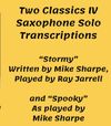 Stormy and Spooky Sax Transcriptions Package
