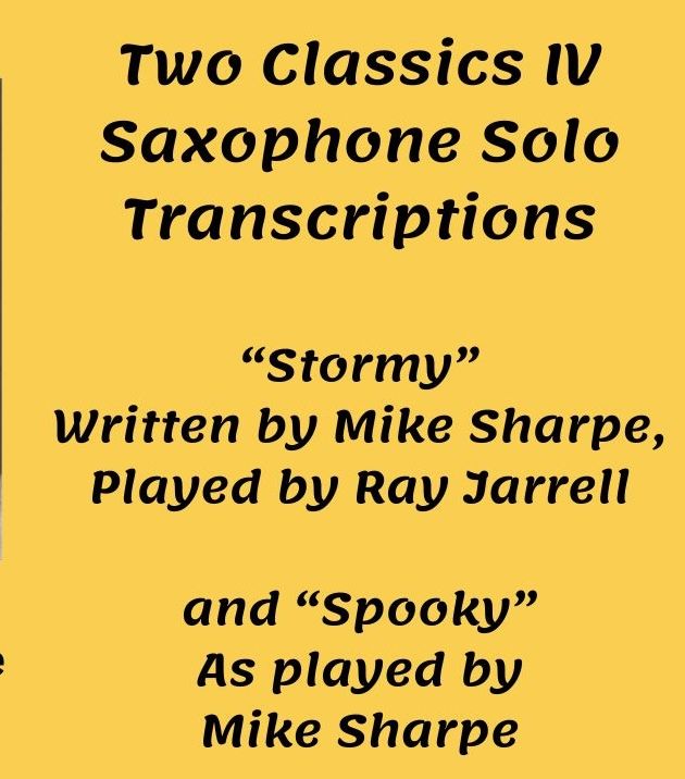 Stormy and Spooky Sax Transcriptions Package