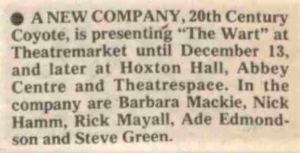The Wart 1979
