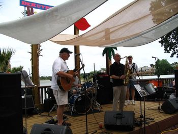 The BCB with sax player friend of the Grogan Boys
