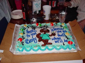 The special and priceless treasure of a cake!
