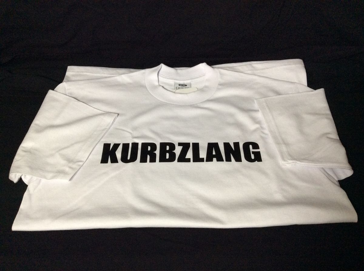 T-Shirt - KURBZLANG Apparel - White w/Black KZ 