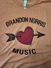 Brandon Norris Music "Heart & Arrow" Bella+Canvas Softstyle T-shirt