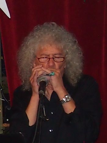T.M blowing' harp
