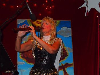 On my middle eastern flute
