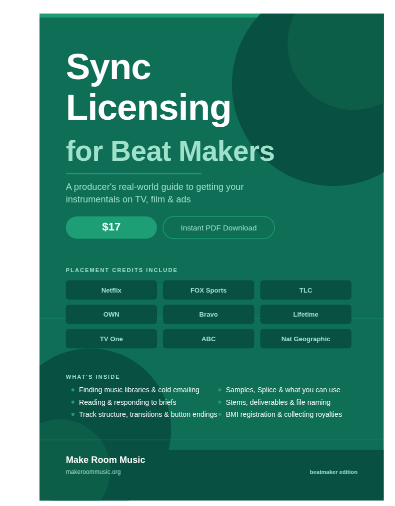Sync Licensing for Beat Makers — The Beat Maker's Guide