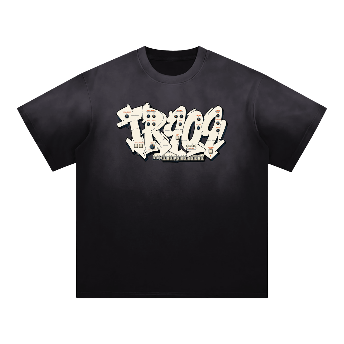 TR-909 Graff Faded Gradient T-Shirt