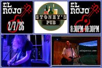 Alex The Red Parez aka El Rojo Returns to Stoney's Pub in Shepherdstown, WV! Saturday! February 7th, 2026 8:30pm-10:30pm! alexparez.com/shows