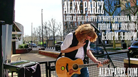 Alex The Red Parez aka El Rojo! Live! At Hello Betty in North Bethesda, MD! Friday, May 31st, 2024 6:00pm-9:00pm! alexparez.com