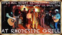 Open Mic Night Wednesday Nights at Rhodeside Grill Hosted By Alex The Red Parez aka El Rojo