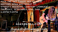 Alex The Red Parez aka El Rojo Hosting Open Mic Night at Dynasty Brewing Company in Ashburn, VA