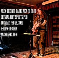 Alex The Red Parez aka El Rojo Live! At the Crystal City Sports Pub!