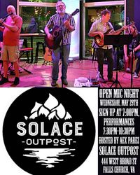 Alex The Red Parez aka El Rojo Hosting Open Mic Night at Solace Outpost in Falls Church, VA! alexparez.com
