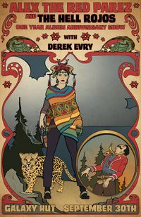 Alex The Red Parez and the Hell Rojos! Derek Evry! At Galaxy Hut!