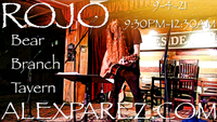 Alex The Red Parez aka El Rojo Live! At Bear Branch Tavern in Vienna, VA! Saturday, September 4th, 2021 9:30pm-12:30am! alexparez.com