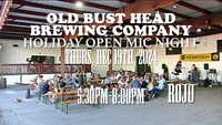  Alex The Red Parez aka El Rojo Hosting The Holiday Open Mic Night at Old Bust Head Brewing Company in Warrenton, VA! Thursday! December 19th, 2024! Sign up at 5:45pm, Performances 6:00pm-8:00pm! alexparez.com