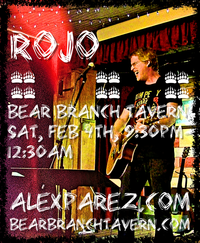 Alex The Red Parez aka El Rojo Returns to Bear Branch Tavern in Vienna, VA! Saturday, February 4th, 2023 9:30pm-12:30am! alexparez.com