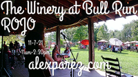 Alex The Red Parez aka El Rojo Returns to The Winery at Bull Run! alexparez.com