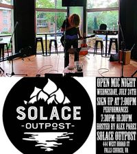  Alex The Red Parez aka El Rojo Hosting Open Mic Night at Solace Outpost in Falls Church, VA! alexparez.com