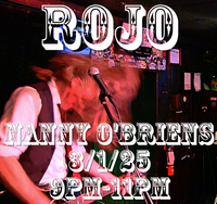 Alex The Red Parez aka El Rojo Returns to Nanny O'Briens Irish Pub in Washington, DC! Saturday! March 1st, 2025, 9:00pm-11:00pm! alexparez.com/shows