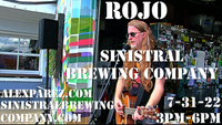Alex The Red Parez aka El Rojo Returns to Sinistral Brewing Company in Manassas, VA! Sunday, July 31st, 2022 3:00pm-6:00pm! alexparez.com