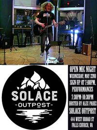  Alex The Red Parez aka El Rojo Hosting Open Mic Night at Solace Outpost in Falls Church, VA! alexparez.com