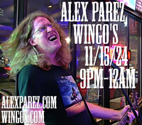 Alex The Red Parez aka El Rojo Returns to Wingo's Glover Park - Wisconsin Ave in Washington, DC! Friday! November 15th, 2024 9:00pm-12:00am! alexparez.com/shows