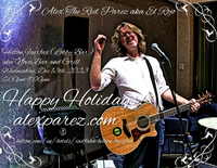 Alex The Red Parez aka El Rojo Returns to The Hilton Fairfax, VA Hotel Lobby Bar aka NoVa Bar and Grill! Wednesday! December 13th, 2023 6:00pm-9:00pm! alexparez.com