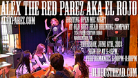 Alex The Red Parez aka El Rojo Hosting Open Mic Night at Old Bust Head Brewing Company in Warrenton, VA! Thursday! June 6th, 2024! Sign up at 5:45pm, Performances 6:00pm-8:00pm! alexparez.com