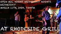 Open Mic Night Wednesday Nights at Rhodeside Grill Hosted By Alex The Red Parez aka El Rojo