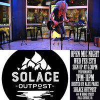 Alex The Red Parez aka El Rojo Hosting Open Mic Night at Solace Outpost in Falls Church, VA! New Sign Up Time! 6:30pm! Performances Now 7:00pm-11:00pm! alexparez.com/shows