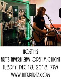 Hosting Art's Tavern SAW Open Mic Night!