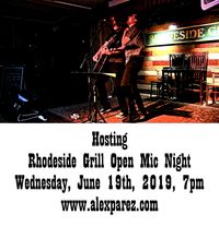  Rhodeside Grill Open Mic Night Wednesday Nights Hosted by Alex The Red Parez aka El Rojo