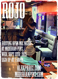  Alex The Red Parez aka El Rojo Hosting Open Mic Night At Meridian Pint